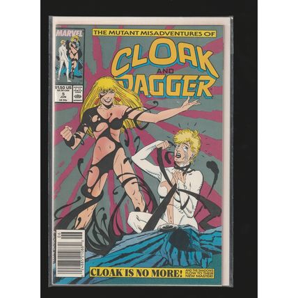 Cloak and Dagger, #5, 1989, Marvel Comic Book, High Grade