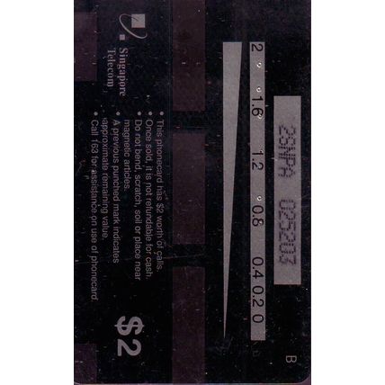 Nippon Paint-Nippon Vinyl Silk S'pore $2 Telephone Card (Used)