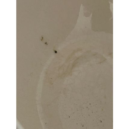 VINTAGE 'FIERCE COCK' GRAVY BOAT BY ADAMS POTTERY