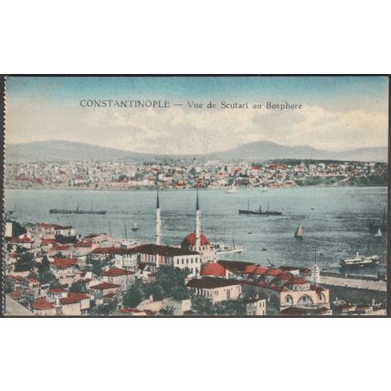 Vue de Scutari au Bosphore, Constantinople, c.1910s - JM&F CPA