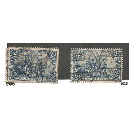 OLD GERMAN EMPIRE #76 USED 2 MARK WITH 2 SON's CHOOSE WHICH U WANT