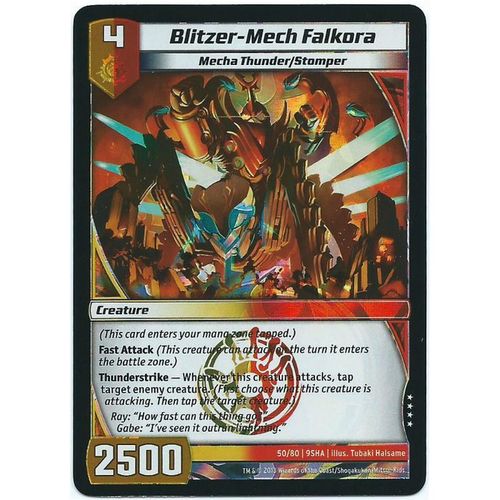 Kaijudo - Shattered Alliances - #50/80 - Blitzer-Mech Falkora