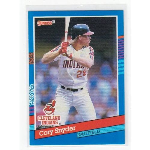 1991 Donruss Cory Snyder baseball card #288 – Indians