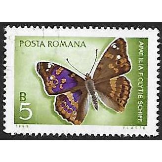Mi 2771: 5 b. multicoloured Butterflies: Lesser Purple Emperor (Apatura ilia)