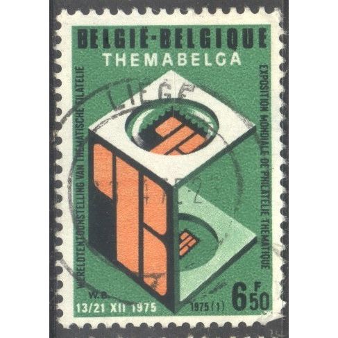 Belgium 1975 - SG2377 - 6f.50 black & green - Exhibition Emblem - used