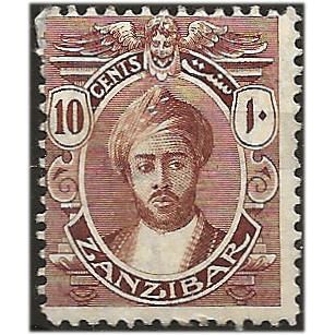 Zanzibar 1913 SG249 10c Brown Mounted Mint . ..
