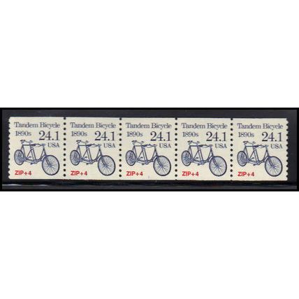 2266 24.1c Tandem Bicycle Very Fine MNH Dry Gum PNC 1/5 X1331
