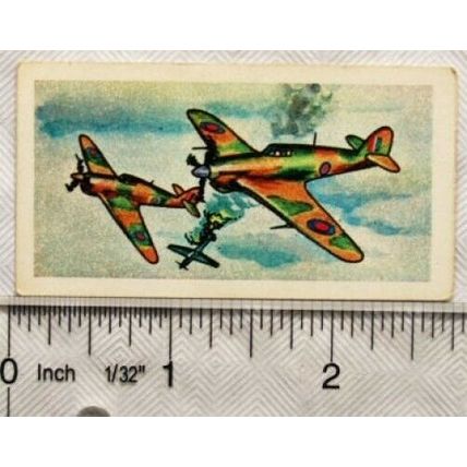 Lyons Maid Famous Aircraft card No. 4 Hawker Hurricane
