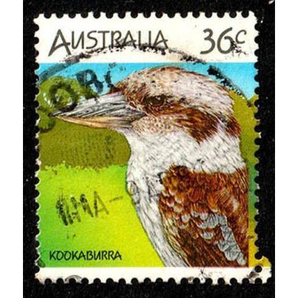 Australia 1986 Animal Wildlife Kookaburra 36c Used Stamp. Bird