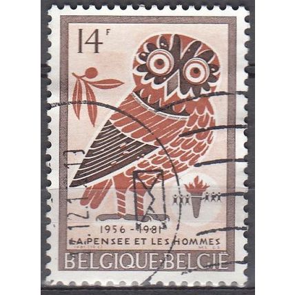 Belgique 1981 Michel 2081 O Cote (2008) 0.50 € La Pensée et les Hommes