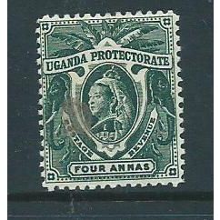 Uganda protectorate victoria sg88 4 annas mnh sg 88