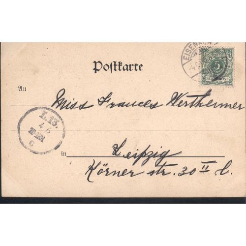 Antique Germany PC 1900 - Das Landgrafenzimmer in der Wartburg