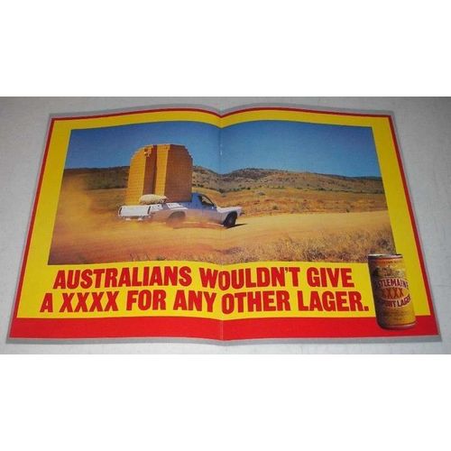 1984 Castelmaine Beer Ad - Australians