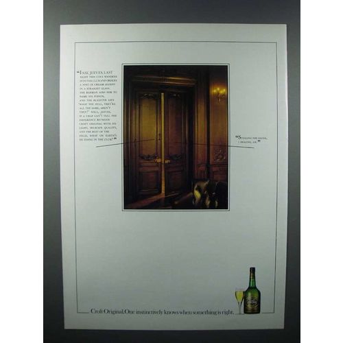 1984 Croft Original Sherry Ad - I Say, Jeeves