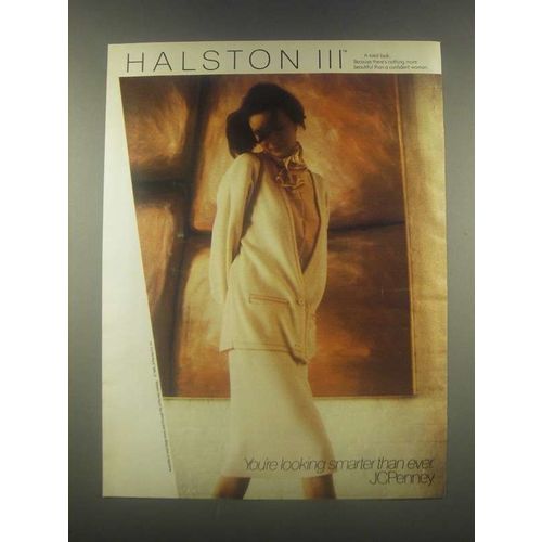 1985 JCPenney Halston III Fashion Ad