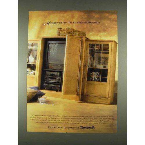 1996 Thomasville Lake House Home Theater Ad