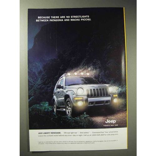 2002 Jeep Liberty Renegade Ad - No Streetlights