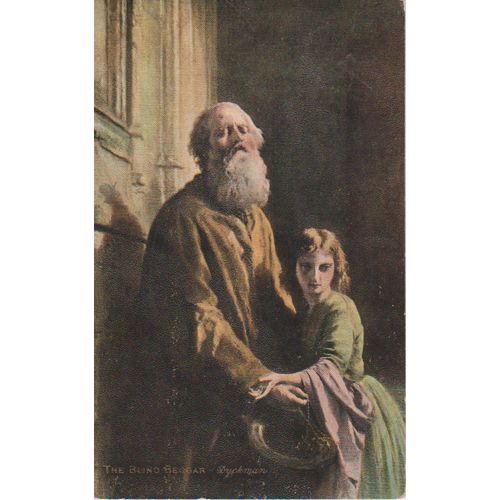 GB 1907 The Blind Beggar by Dyckman published Valentines see other listings