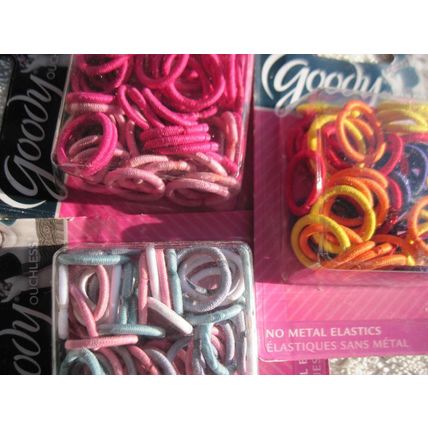 50 Goody Girls Small No Metal Ouchless Hair Band Elastics 2013 Ponytail Holders