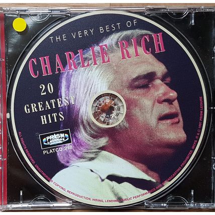 CD: Charlie Rich, The Very Best Of, 20 Greatest Hits: 1997