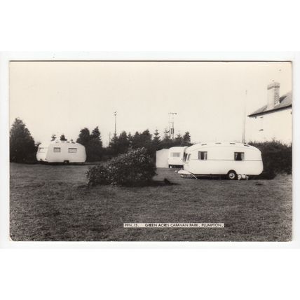 Green Acres or Greenacres Caravan Park Plumpton Cumbria RP Postcard