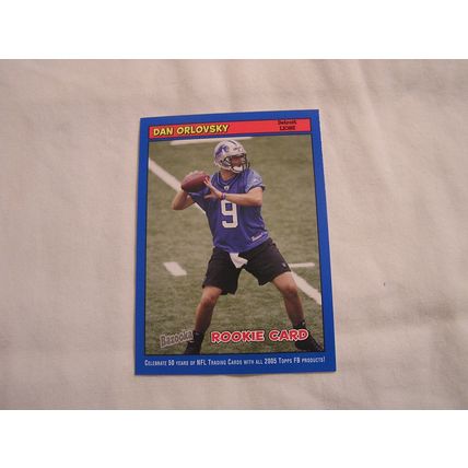 Dan Orlovsky 2005 Bazooka BLUE NO. 215 ROOKIE