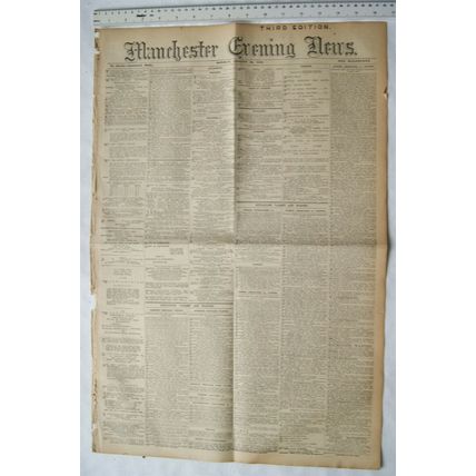 1912 original Manchester Evening News No. 13,541