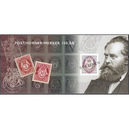 Norge 2022 Bloc Feuillet 150 Ans Cornet postal Neuf **