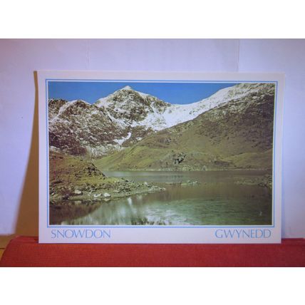 SNOWDON, GWYNEDD unused postcard by J. Arthur Dixon PGD/23532 dated 1991 #