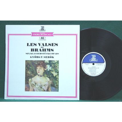 Gyorgy Sebok, Piano - Brahms: Valses/6 Klavierstucke - EFM 8046 - EX