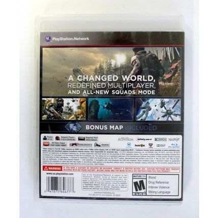 Call of Duty: Ghosts Authentic Sony PlayStation 3 PS3 Game 2013