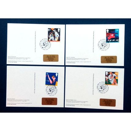 1991 SPORT '91 P.H.Q.'S WITH A SHEFFIELD PICTORIAL F.D.I. POSTMARK #00212
