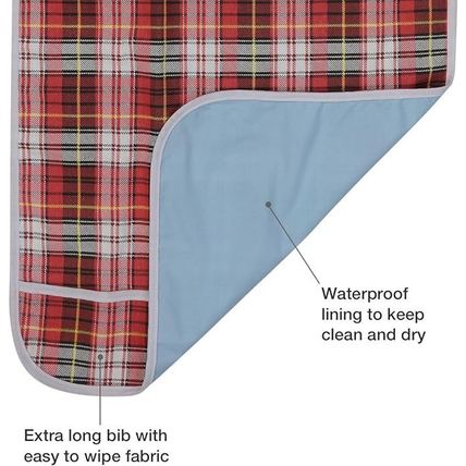 Unisex Adult Bibs - Reusable Clothing Protectors - Waterproof Bib