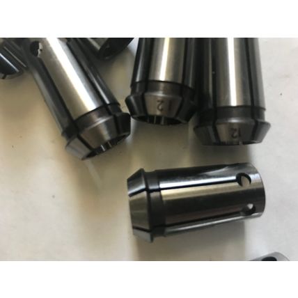 NEW LOT OF 10 hardinge D19 COLLETS 12mm,ER