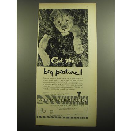 1960 South African Tourist Corporation Ad - Get the Big Picture