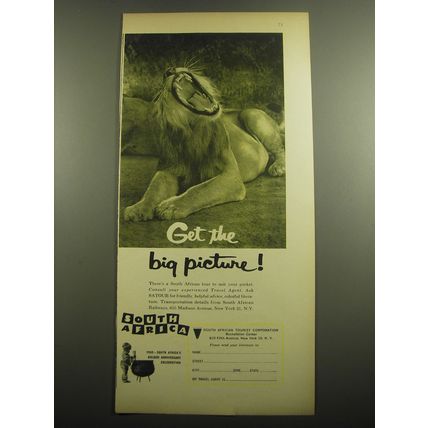 1960 South African Tourist Corporation Advertisement