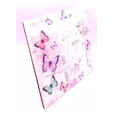 Pastel Butterflies Glass Photo Frame 19.5 CM Gift Display Picture Home Decor