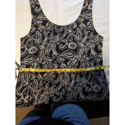 Nicole Miller Jumpsuit + L + Black & White