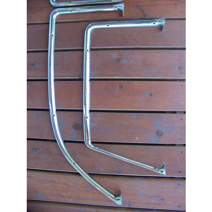1955 CHRYSLER WINDOW GARNISH MOLDINGS 4D NEW YORKER WINDSOR OEM