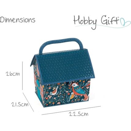 HobbyGift Sewing Box - Birdhouse - Aviary - Sewing Storage