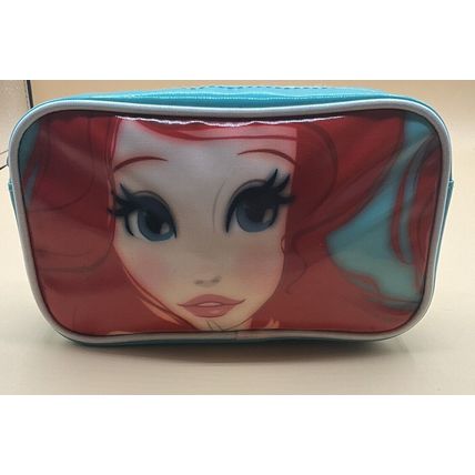 A New Rare Hot Topic The Little Mermaid Aerial Disney Zip Make- Up Bag ￼￼