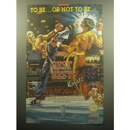 1993 ElectroBrain Best of the Best Championship Karate Video Game Advertisement