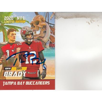 TOM BRADY 2020 AUTOGRAPHED TAMPA BAY BUCCANEERS HOF SB CHAMPION MVP QUARTERBACK