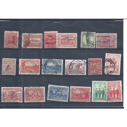 Australia stamps. 1930 - 1940 used lot (AP344)