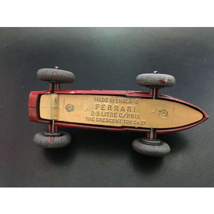 Crescent Toys Ferrari 2.5 Litre G/Prix Grand Prix F1 Race Car Made in England