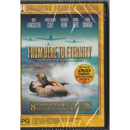 FROM HERE TO ETERNITY (1953) - SEALED - REGION 4 DVD - MONTGOMERY CLIFT