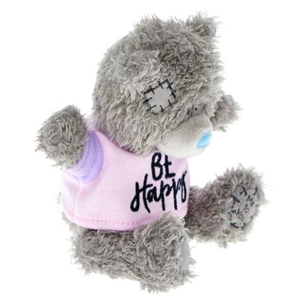 Me to You 4" Plush Bear Wearing Be Happy T Shirt