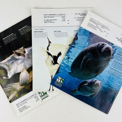 National Wildlife Magazine 2008-2009 3 Piece Lot