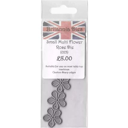 Britannia Dies. Multi Flower Rose Die Set. Die Cutting Cardmaking Scrapbooking