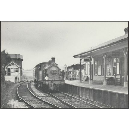 Engine No 31324 at Hawkhurst Station, c.1980s - Joanes Postcard